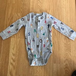 Carters ABC boys onesie 12 mo
